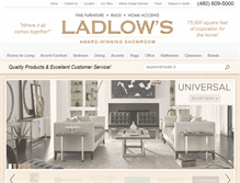 Tablet Screenshot of ladlows.com